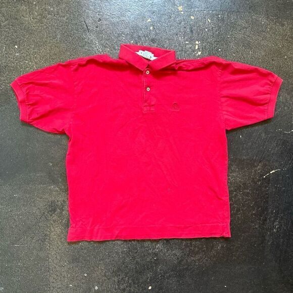 Izod Vintage 90s 80s Polo Shirt Essential Causal Style size Medium 100% Cotton - Picture 1 of 10